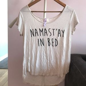 namaste in bed comfy sleep shirt